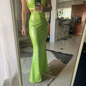 Lime Green Maxi Dress